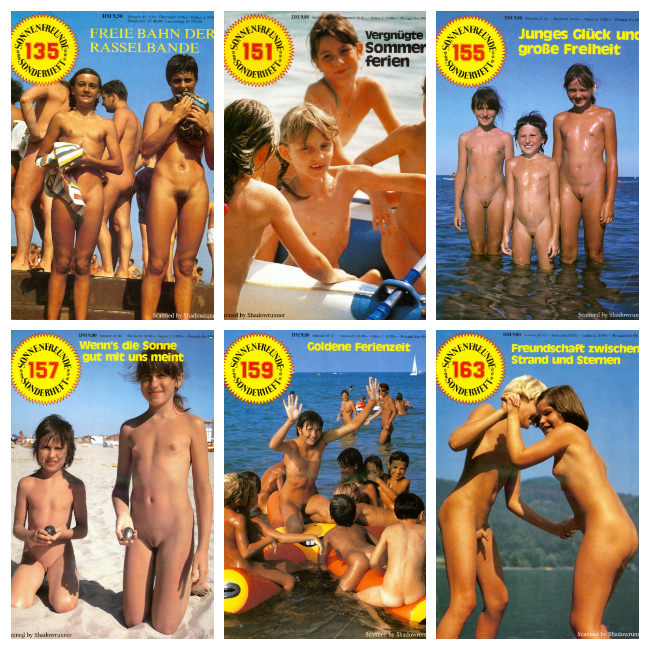 Sonnenfreunde Sonderheft Nr.135-163 vintage photo naturism and family nudism Sonnenfreunde Sonderheft Nr.135-163 vintage photo naturism and family nudism