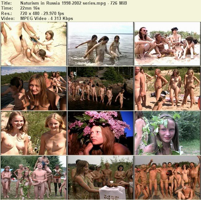 Nudism video naturists in Russia  725 MB