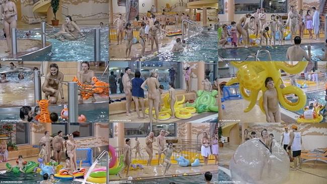 Modern nudism and nudist bare families in the pool video Modern nudism and nudist bare families in the pool video