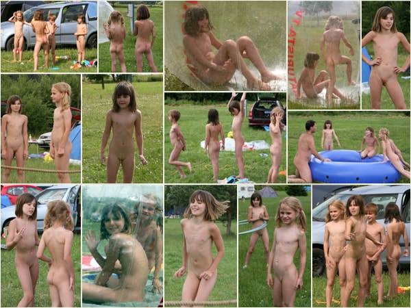 A decent summer nudist camp in nature A decent summer nudist camp in nature