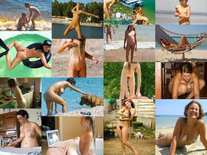 3 family nudism gallery: Funny Moments Of Nudists Life-2, Nudists Housewives-2 And Young Nudists